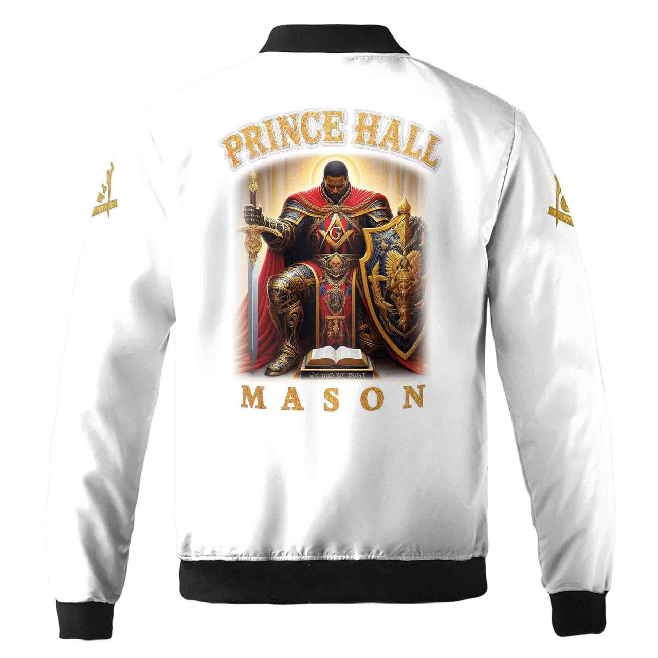 Customized Mason Prince Hall F&A.M Bomber Jacket S-5XL - FUKAMASONIC