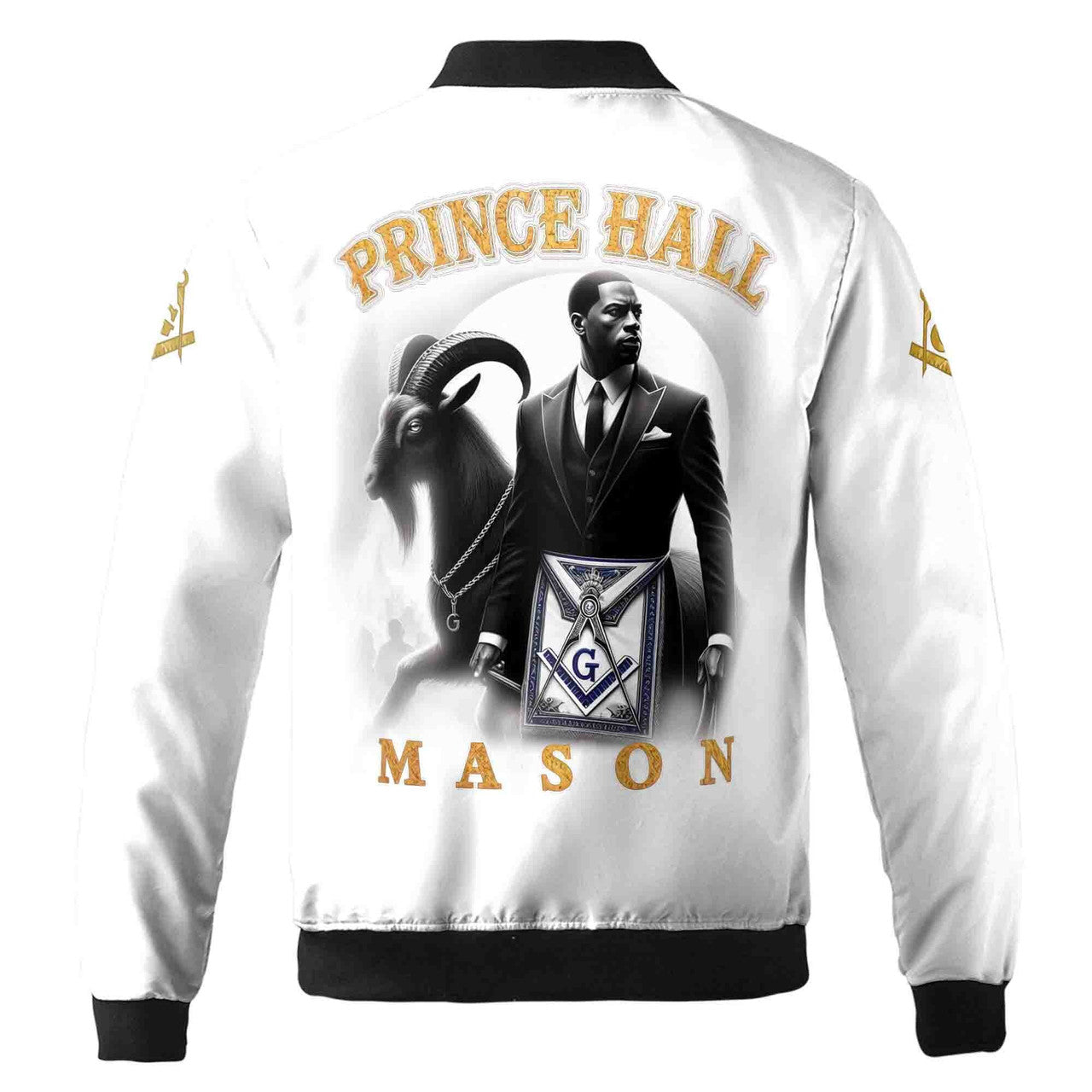 Customized Masonic PHA Riding The Goat Bomber Jacket S-5XL - FUKAMASONIC