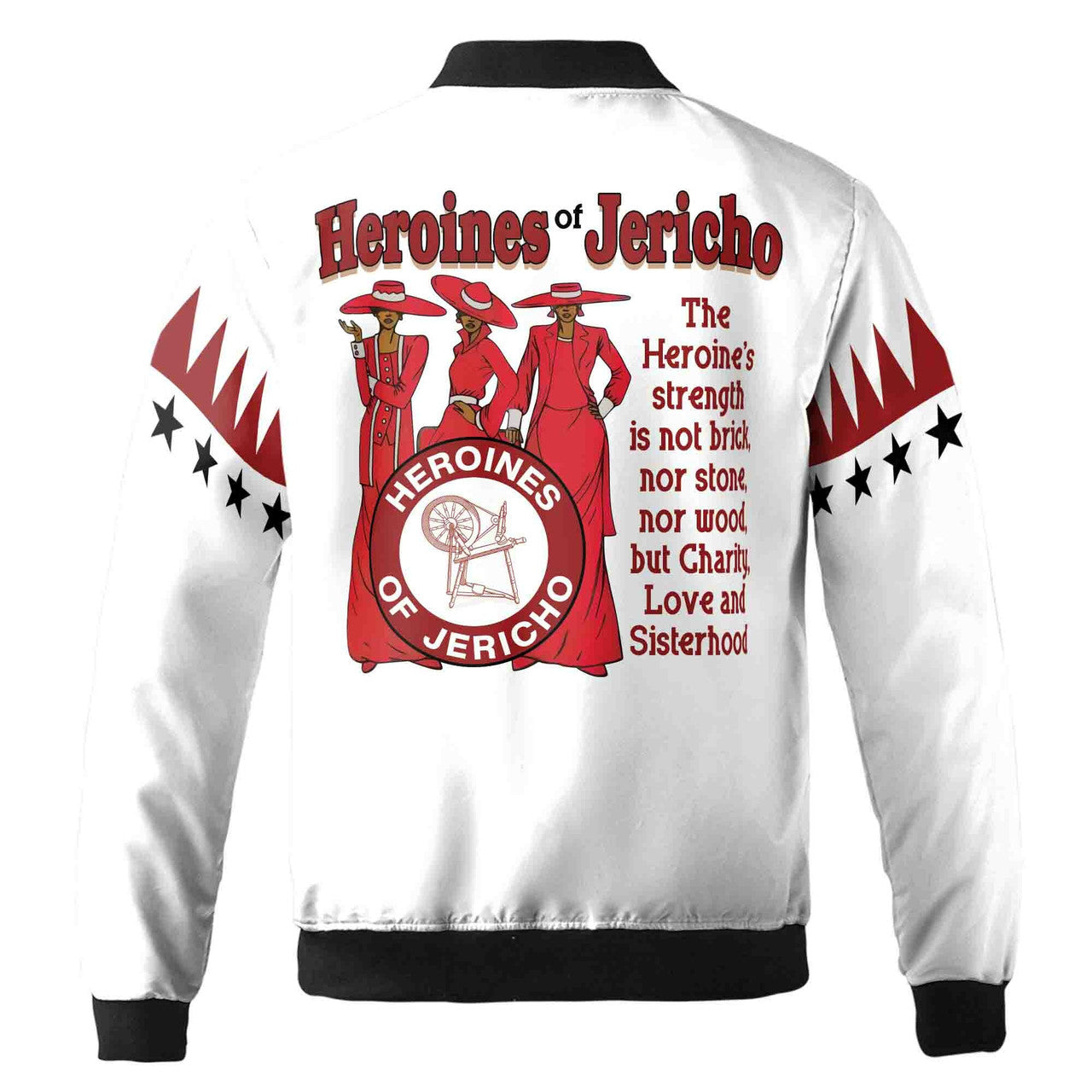 Personalized Heroines of Jericho HOJ Sisterhood Bomber Jacket S-5XL - FUKAMASONIC