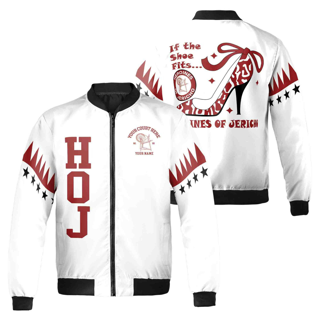 Customized Heroines of Jericho HOJ Sisterhood Bomber Jacket S-5XL - FUKAMASONIC
