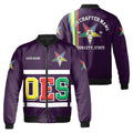 Personalized Multi-color Order of the Eastern Star OES AF&AM Bomber Jacket S-5XL - FUKAMASONIC