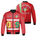 Personalized Multi-color Order of the Eastern Star OES AF&AM Bomber Jacket S-5XL - FUKAMASONIC