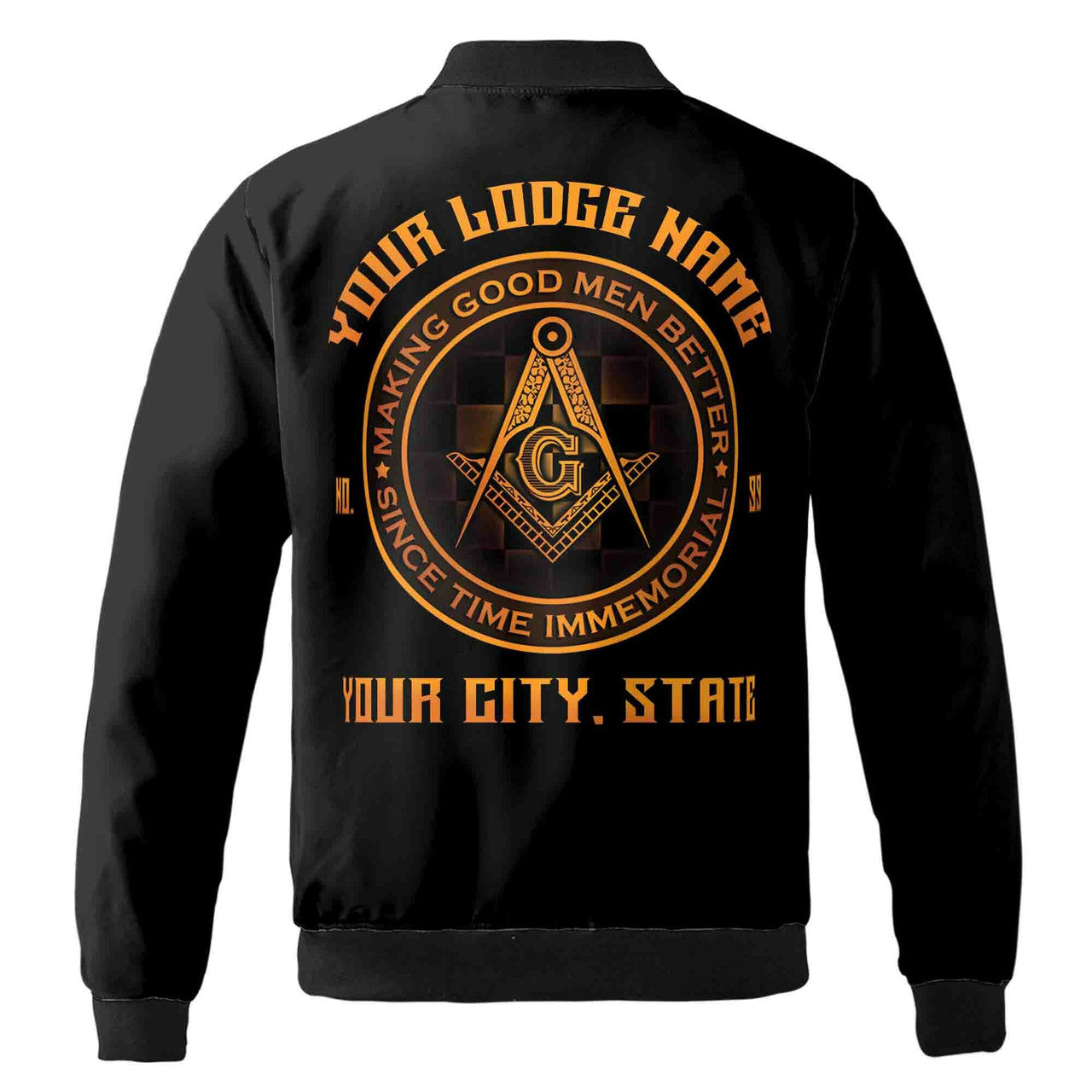 Personalized Making Good Men Better Masonic Lodge Bomber Jacket S-5XL - FUKAMASONIC