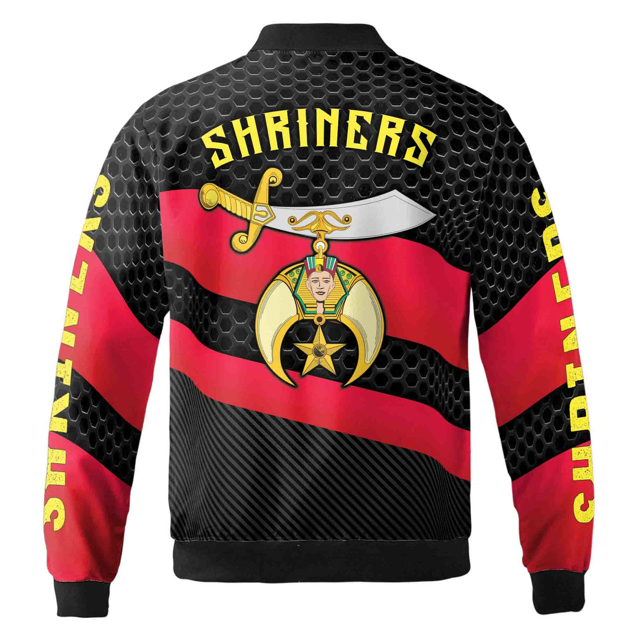 Custom Name Shriners Emblem Proud To Be A Shriner Bomber Jacket S-5XL - FUKAMASONIC