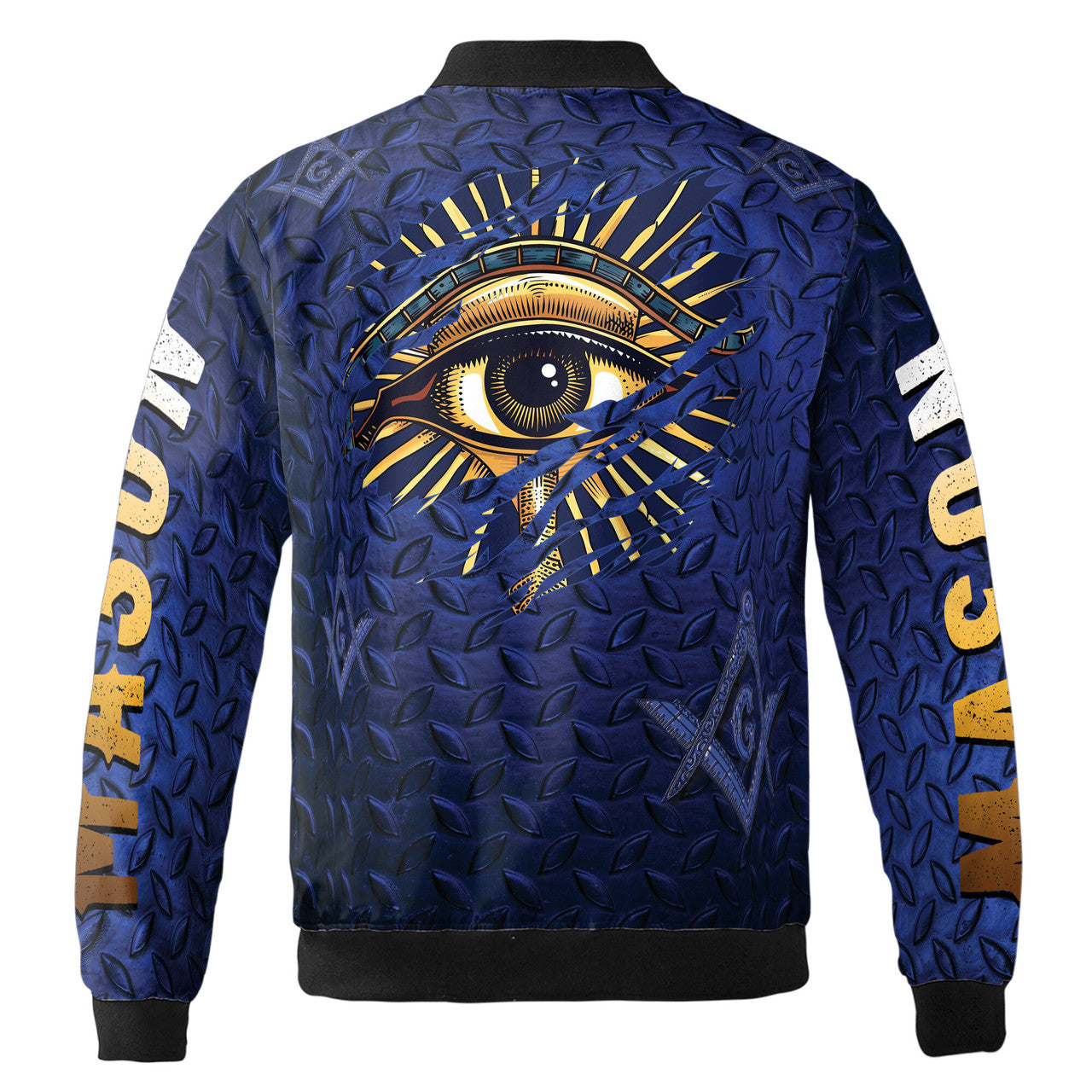 Customized Master Mason Masonic Blue Lodge Bomber Jacket S-5XL - FUKAMASONIC