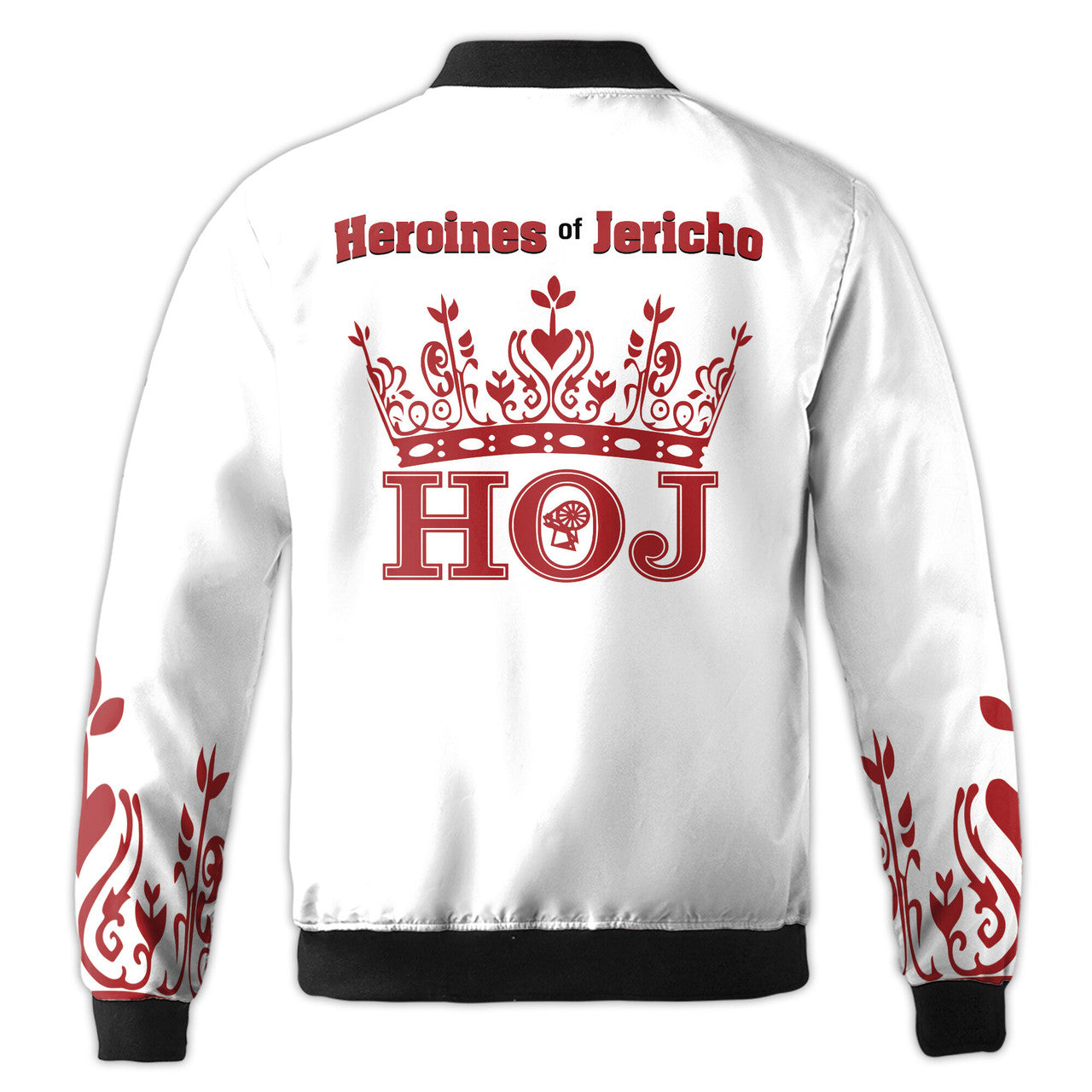 Customized Heroines of Jericho HOJ Elegant Lady and Floral Bomber Jacket S-5XL - FUKAMASONIC