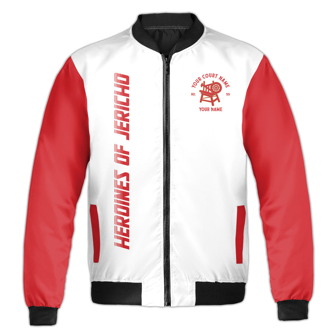 Customized Name Heroines of Jericho Bomber Jacket S-5XL - FUKAMASONIC