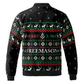 Customized Ho Ho Ho It Skull Santa Freemansory Bomber Jacket S-5XL - FUKAMASONIC