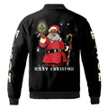 Customized Santa Claus Ho Ho Ho Merry Christmas Freemason Bomber Jacket S-5XL - FUKAMASONIC