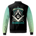 Customized Once a Freemason Merry Christmas Xmas Bomber Jacket S-5XL - FUKAMASONIC