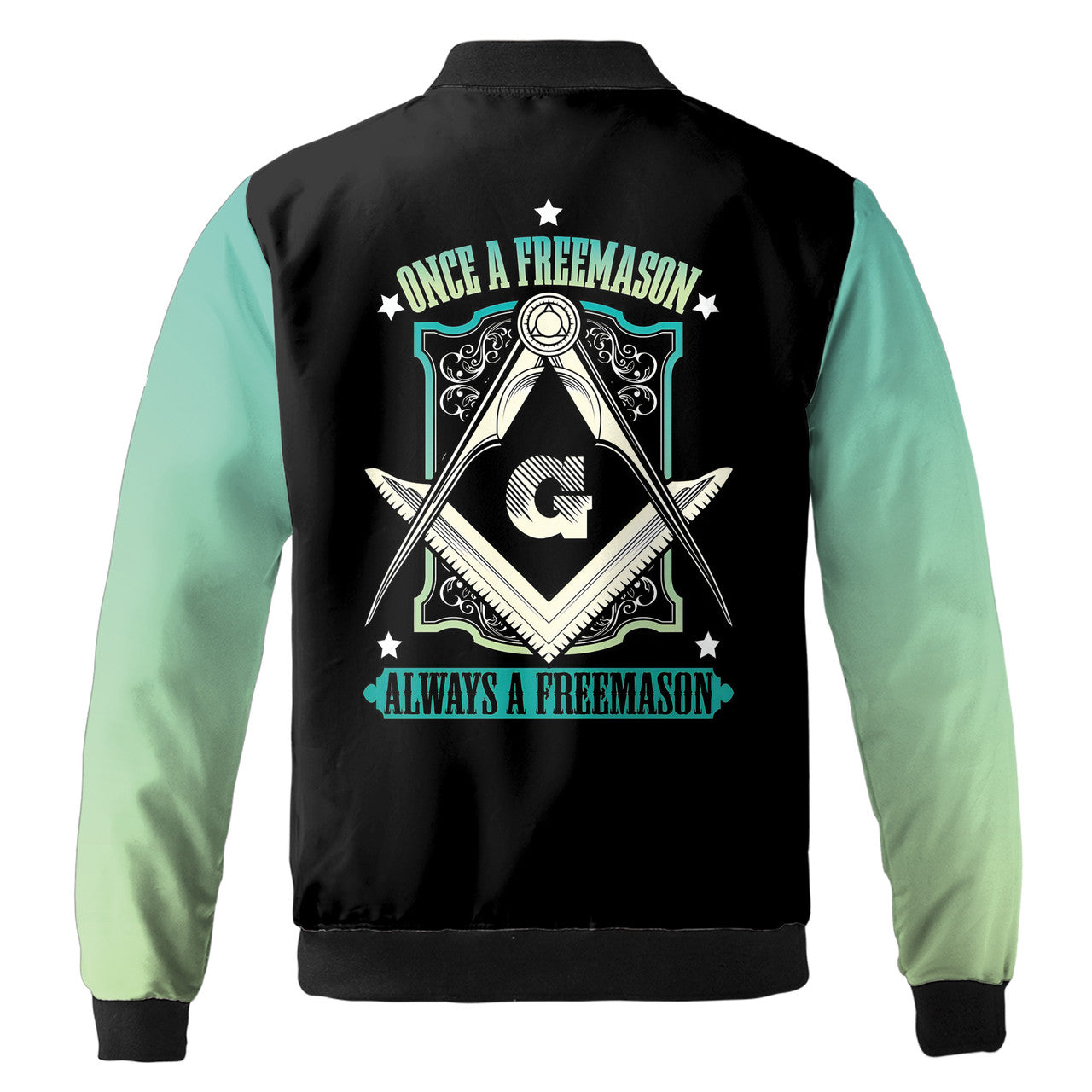 Customized Once a Freemason Merry Christmas Xmas Bomber Jacket S-5XL - FUKAMASONIC