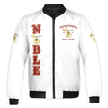Personalized Mystic Shriner Noble Shriners Masonic Bomber Jacket S-5XL - FUKAMASONIC