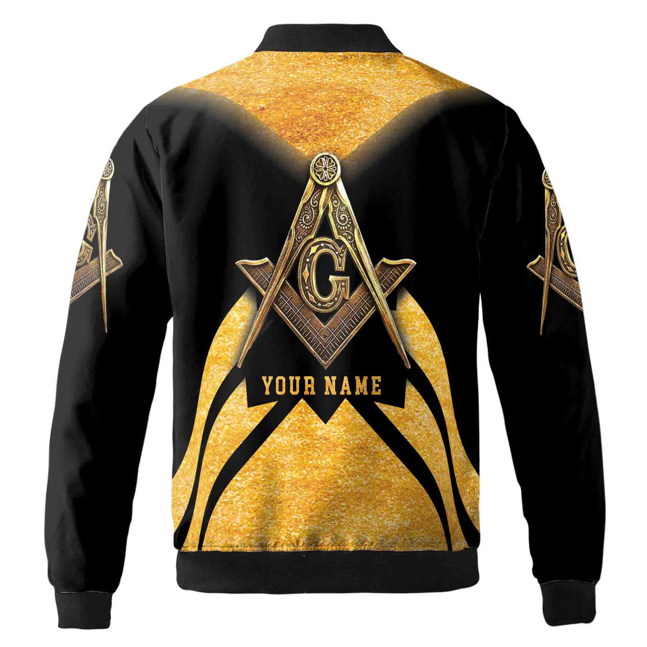 Customize Name, Lodge Name and Number Freemasonry Masonic Unisex Bomber Jacket S-5XL - FUKAMASONIC