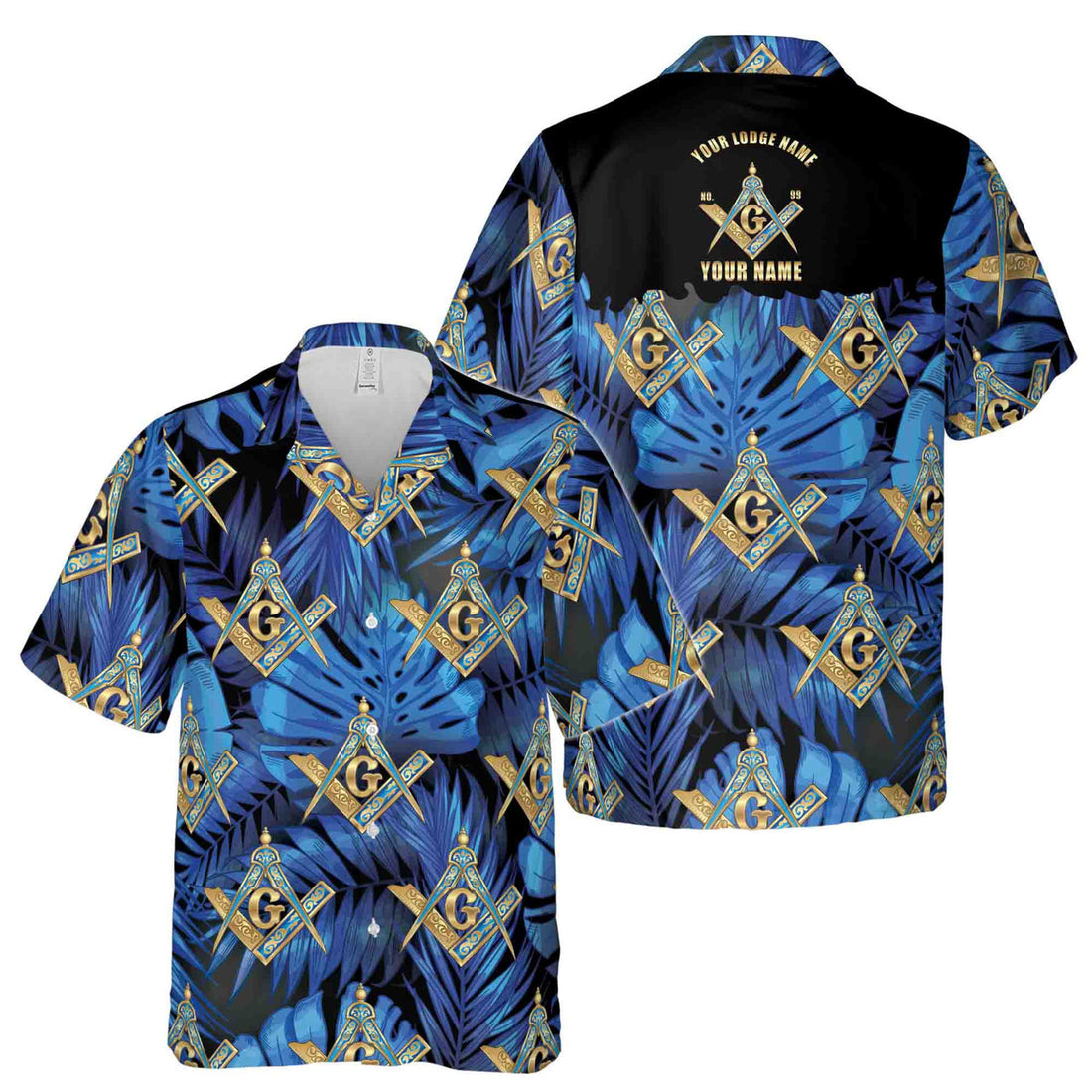 Personalized Freemasonry Master Mason Tropical Palm Tree Hawaiian Shirt S-5XL - FUKAMASONIC