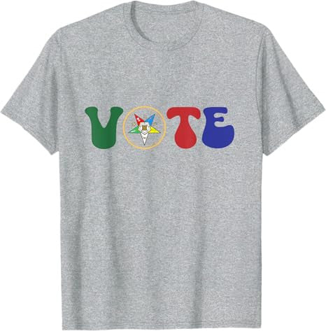 OES vote for Order of the eastern star sistar T-Shirt - FUKAMASONIC