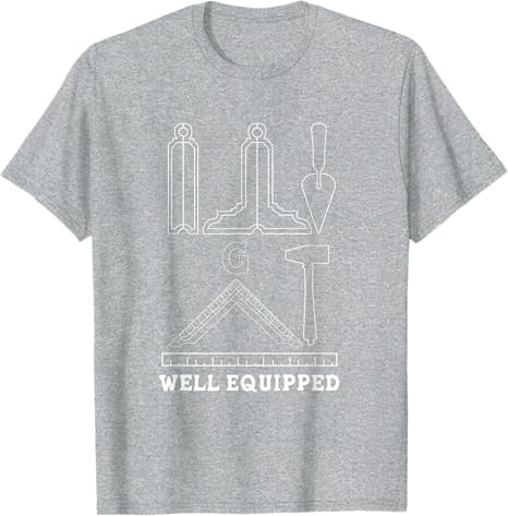 Freemason Well Equipped Masonic Master T-Shirt - FUKAMASONIC