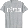 Mason Traveler Masonic Square and Compass T-Shirt - FUKAMASONIC