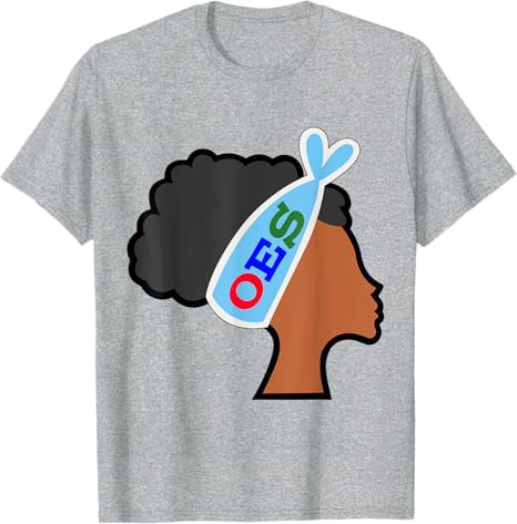 OES Head Band Afro Sister the Eastern Star Parents' Day T-Shirt - FUKAMASONIC