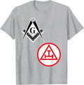 Mason Royal Arch Split T Shirt Masonic York Rite Tee Black T-Shirt - FUKAMASONIC