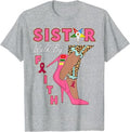 OES SiStar Leopard Walk By Faith Breast Cancer Awareness T-Shirt - FUKAMASONIC