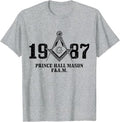 Mason Freemason Masonic Prince Hall Square & Compass T-Shirt - FUKAMASONIC