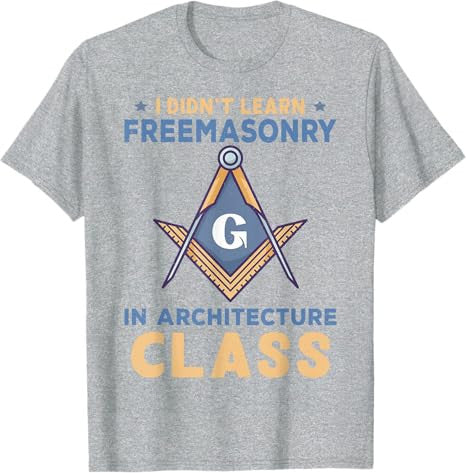Freemasonry Design For Architects And Masons T-Shirt - FUKAMASONIC