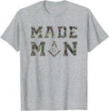 Made Man - Masonic Veteran Camo Design - Freemason T-Shirt T-Shirt - FUKAMASONIC