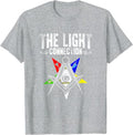 Light Connection OES Masonry Freemasonry Masonic Freemason T-Shirt - FUKAMASONIC