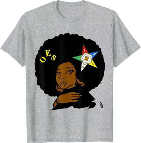 OES Afro Melanin Sister Order the Eastern Star Mother's Day T-Shirt - FUKAMASONIC