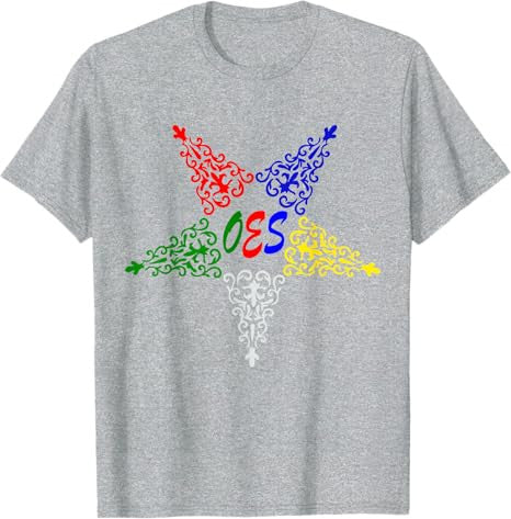 OES Leaves Pattern Colors the Eastern Star Thanksgiving T-Shirt - FUKAMASONIC