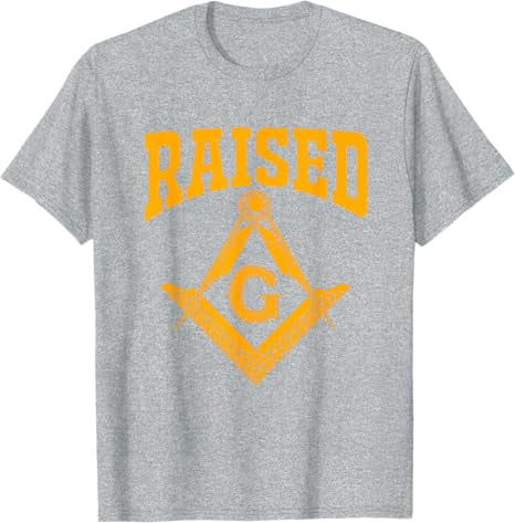 Freemason Lodge Raised Masonic Symbol T-Shirt - FUKAMASONIC