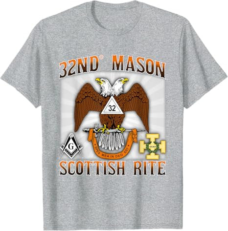 Scottish Rite Mason 32nd Masonic 32 AASR WD Valley Old Style T-Shirt - FUKAMASONIC