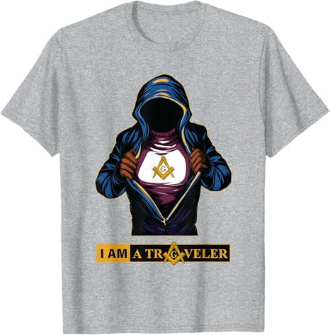 Masonic Freemason I am a Traveler Mason T-Shirt - FUKAMASONIC