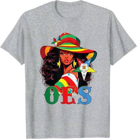 Black Beautiful Sister OES Floppy Wide-Brimmed Hat Fatal T-Shirt - FUKAMASONIC