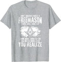 Masonry Freemasonry Masonic Don't Underestimate A Freemasons T-Shirt - FUKAMASONIC