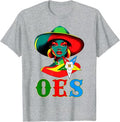 OES Black Sister Floppy Hat Eastern Star Women's Equality T-Shirt - FUKAMASONIC