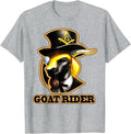 Masonic Goat Rider T Shirt Mason Tees T-Shirt - FUKAMASONIC