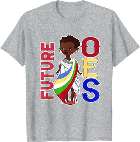 Order Of The Eastern Star Future OES Ring Sisters of Color T-Shirt - FUKAMASONIC