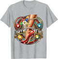 They Ain't Us OES Pearl High Heels Platform Red Sisters T-Shirt - FUKAMASONIC