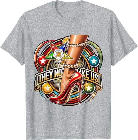 They Ain't Us OES Pearl High Heels Platform Red Sisters T-Shirt - FUKAMASONIC