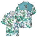 Personalized Freemasson Tropical Palm Leaf Hawaiian Shirt S-5XL - FUKAMASONIC