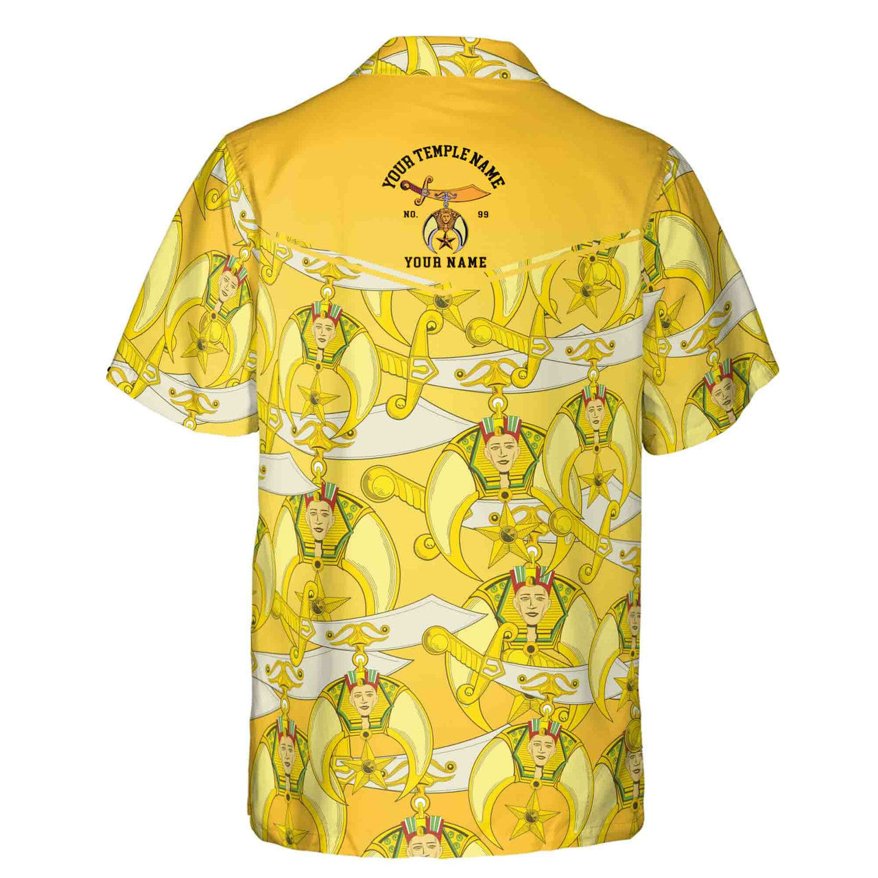 Customized Temple Mason Noble Shriners Hawaiian Shirt S-5XL - FUKAMASONIC