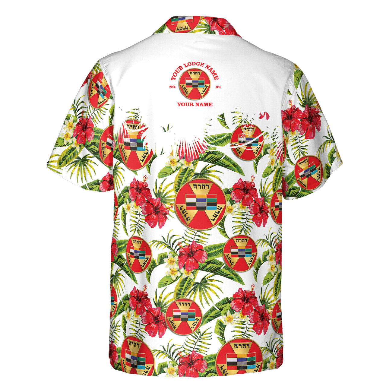 Personalized Royal Arch Masonic Tropical Tree Hawaiian Shirt S-5XL - FUKAMASONIC