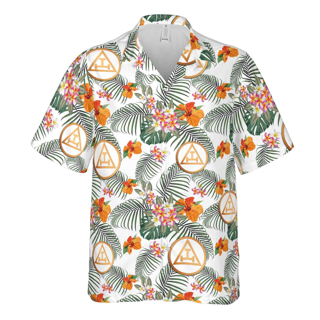Customized Royal Arch Masonry Palm Leaf Hawaiian Shirt S-5XL - FUKAMASONIC