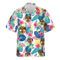 Customized Scottish Rite 32 Colorful Palm Leaf Hawaiian Shirt S-5XL - FUKAMASONIC