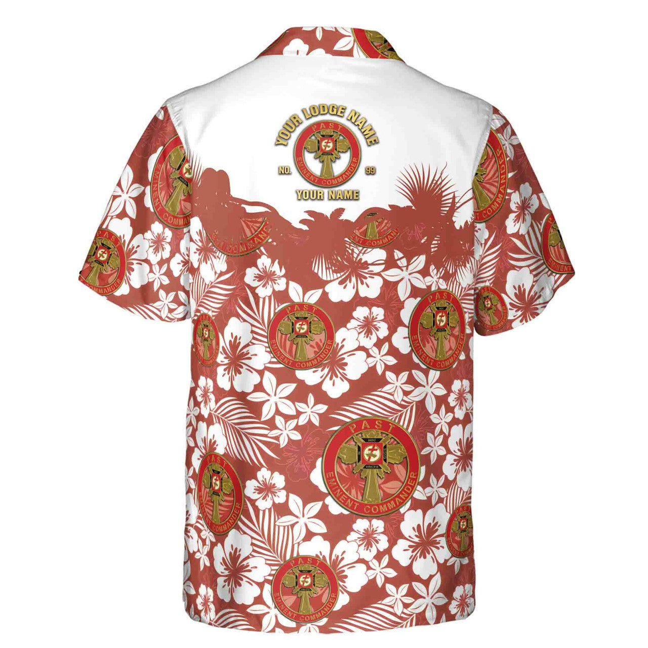 Custom York Rite Past Eminent Commander Masonry Hawaiian Shirt S-5XL - FUKAMASONIC