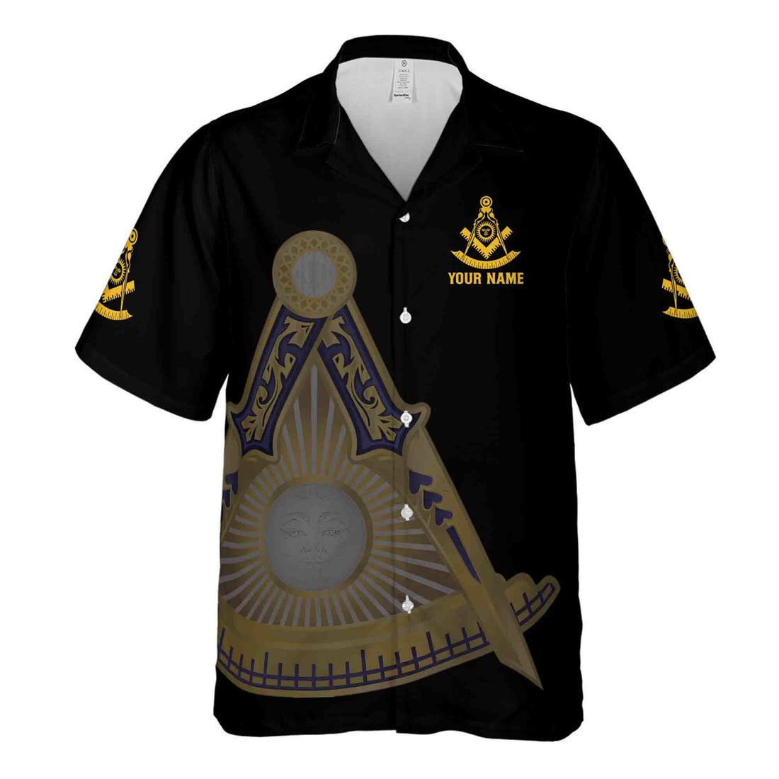 Customized Freemasonry Past Master Masonic Hawaiian Shirt S-5XL - FUKAMASONIC