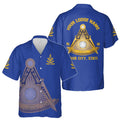 Customized Freemasonry Past Master Masonic Hawaiian Shirt S-5XL - FUKAMASONIC