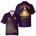 Customized Freemasonry Past Master Masonic Hawaiian Shirt S-5XL - FUKAMASONIC