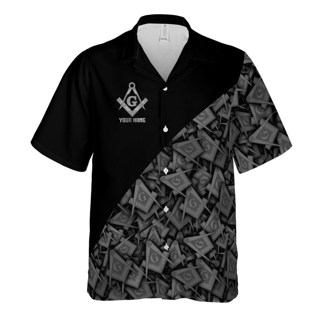 Customized Masonry Master Mason Multi-color Hawaiian Shirt S-5XL - FUKAMASONIC